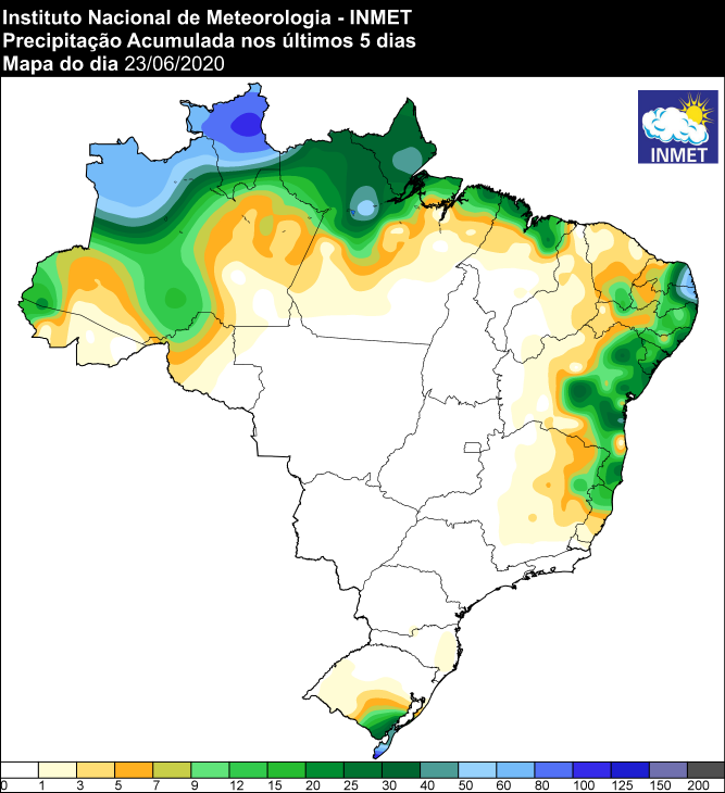 Cinco dias - Inmet - 2406