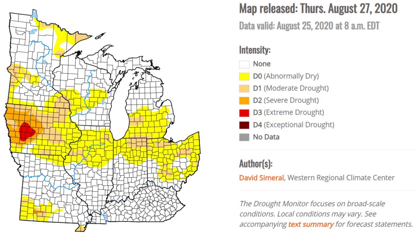 Seca EUA - Drought Monitor