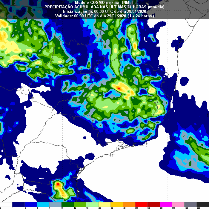 24 horas - Inmet