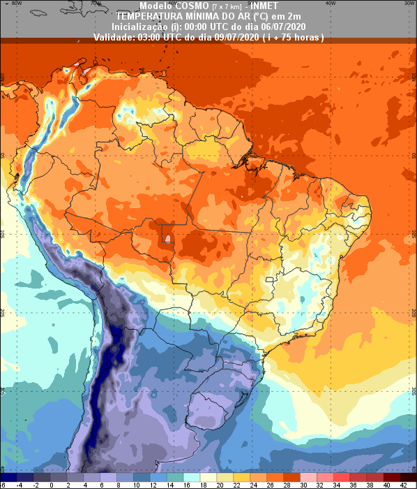 Temperaturas - Inmet - 0607