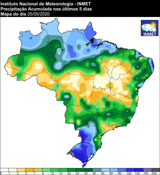 Cinco dias - Inmet - 2605