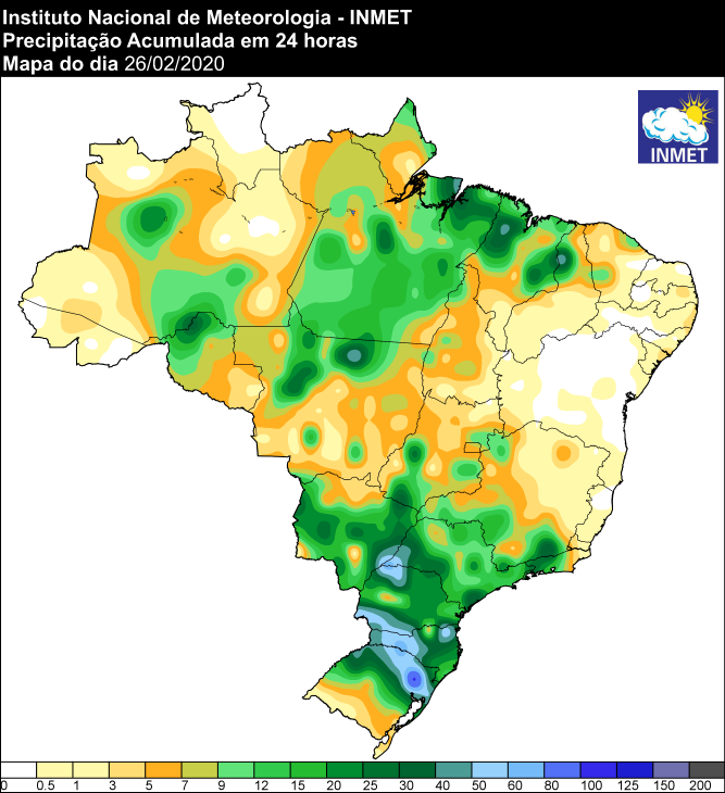 24 horas - Inmet