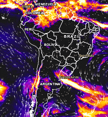 Mapa Climatempo precipitação - 2406