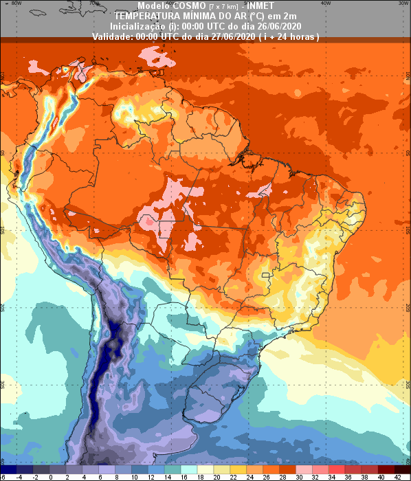 Temperatura - Inmet - 2606