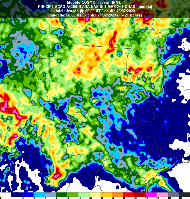 Centro-Oeste - Inmet - 20/02