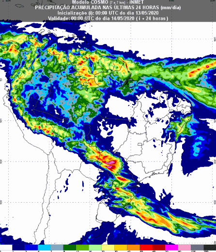 93 horas - Inmet