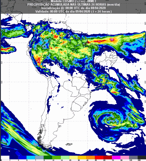 93 horas - Inmet