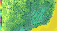 mapa geada