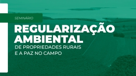Seminário Regularização ambiental de propriedades rurais e a paz no campo