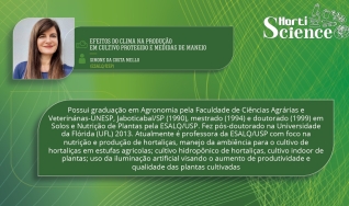 Simone da Costa Mello - Prof. e Pesq. em Nutrição de Manejo de Hortaliças ESALQ/USP