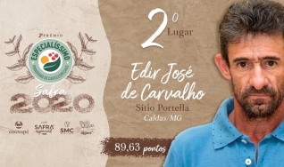 Confira a entrevista com Edir José de Carvalho - Cafeicultor e vice-campeão do Especialíssimo 2020