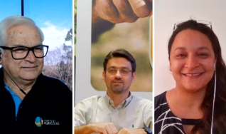 Vinícius Trombin  e Lucíola Magalhães - Coordenador da PES/Fundecitrus e Chefe-adjunta da Embrapa Territorial