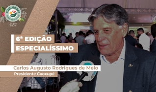 Carlos Augusto Rodrigues de Melo, Presidente Cooxupé