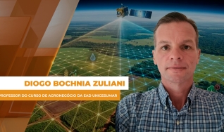 Diogo Bochnia Zuliani - Professor do Curso de Agronegócio da EAD UniCesumar