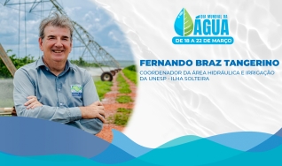 Fernando Braz Tangerino - Coordenador da área hidráulica e irrigação da UNESP - Ilha Solteira