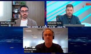 Octaciano Neto e  Greg Prudenciano - Dir. de Agronegócio do Grupo Suno e Jornalista Suno Notícias