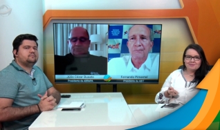 Júlio Cézar Busato e Fernando Pimentel - Presidente da ABRAPA e  Presidente da ABIT