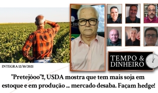 "Pretejôoo"!!,USDA mostra que tem mais soja em estoque e em produção ... mercado desaba.Façam hedge!