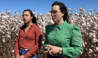 Alcione Guimarães Costa e Josiane Guimarães Costa, produtoras de algodão