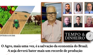 O Agro mais uma vez é a salvação da economia do Brasil. A soja deverá bater novo recorde de produção