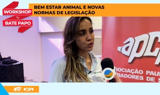 Juliana Ribas, médica veterinária e gestora de boas práticas em bem-estar animal da Agroceres PIC