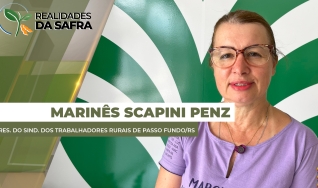 Marinês Scapini Penz - Presidente do Sindicato dos Trabalhadores Rurais de Passo Fundo/RS