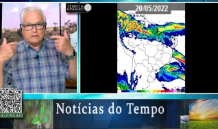 Previsão de de frio extenso e intenso com chuva e potencial de geadas