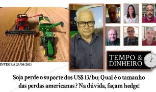 Soja perde o suporte dos US$ 13/bu; Qual é o tamanho das perdas americanas? Na dúvida, façam hedge!