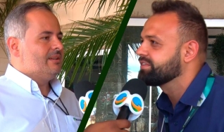 Dalton Dorighello - agronômo do Sicoob Cocre e Rafael Gibin - especialista de seguros do Sicoob Cocre