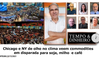 Chicago e NY de olho no clima veem commodities em disparada para soja, milho e café