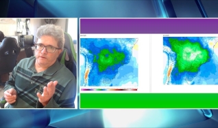 Meteorologia mostra chuva e granizo no Sul antes do frio precoce em grande parte do País