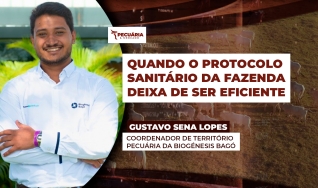 Gustavo Sena Lopes - Coordenador de Território Pecuária da Biogénesis Bagó