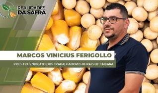 Marcos Vinicius Ferigollo - Pres. do Sindicato dos Trabalhadores Rurais de Caiçara