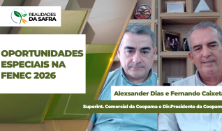 Alexsander Dias e Fernando Caixeta - Superint. Comercial da Coopama e Dir.Presidente da Coopama