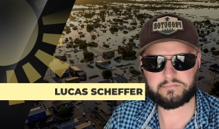 Lucas Scheffer, coordenador do movimento SOS Agro RS