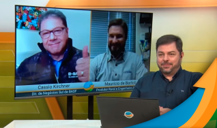 Cassio Kirchner e Maurício de Bortoli - Dir. de Negócios Sul da BASF e Produtor Rural e Engenheiro Agrônomo