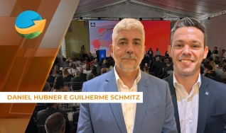 Daniel Hubner, vice-presidente de Soluções Industriais da Yara e Guilherme Schmitz,  vice-presidente de Agronomia e Marketing da Yara