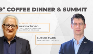 Márcio Cândido e Marcos Matos - Pres. do Conselho Deliberativo do Cecafé e Dir. Geral do Cecafé
