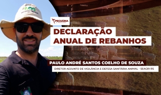 Paulo André Santos Coelho de Souza - Diretor Adjunto de Vigilância e Defesa Sanitária Animal - Seagri RS