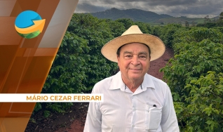 Mário Cezar Ferrari, produtor de café da Fazenda da Serra - Caconde/SP