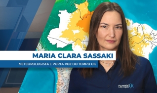 Maria Clara Sassaki - Meteorologista e porta-voz do Tempo OK