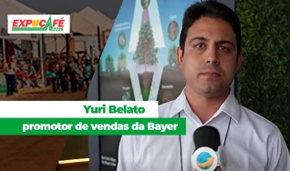 Yuri Belato promotor de vendas da Bayer
