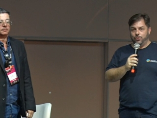 Alexandre Lima Nepomuceno - Pesquisador da Embrapa Soja e Aleksander Horta - Agrobit 2019