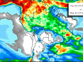 Precipitação 10 dias 14/10/2019