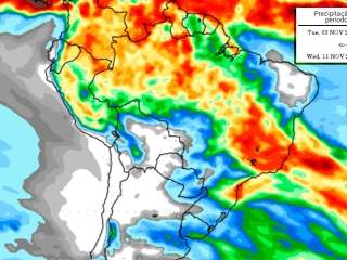 Precipitação 10 dias 26/10