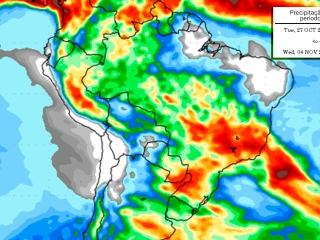 Precipitação 10 dias 19/10