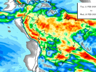 Precipitação 10 dias 03/02