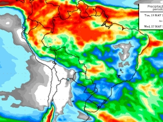 Precipitação 10 dias
