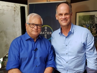 João Batista Olivi e Gerhard Bohne - Presidente da Divisão de Crop Science Brasil - Bayer