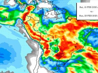 Precipitação 10 dias 07/02